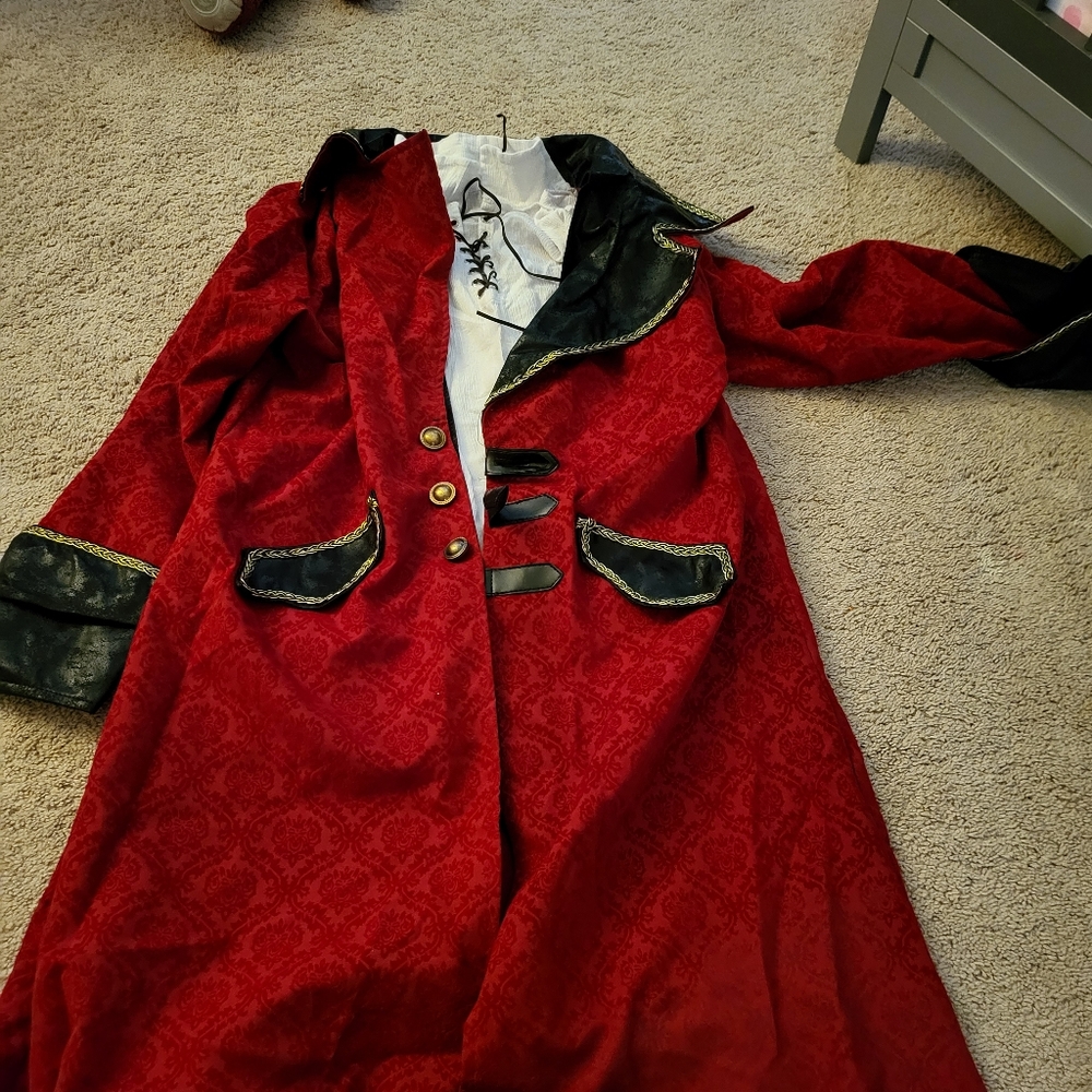 Mens pirate jacket and shirt